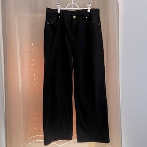 Divided by HM wide leg black jeans